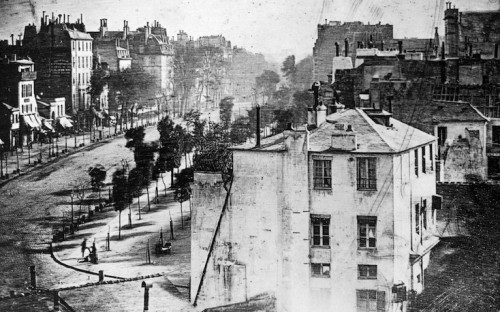 A picture of the school from the 1950s